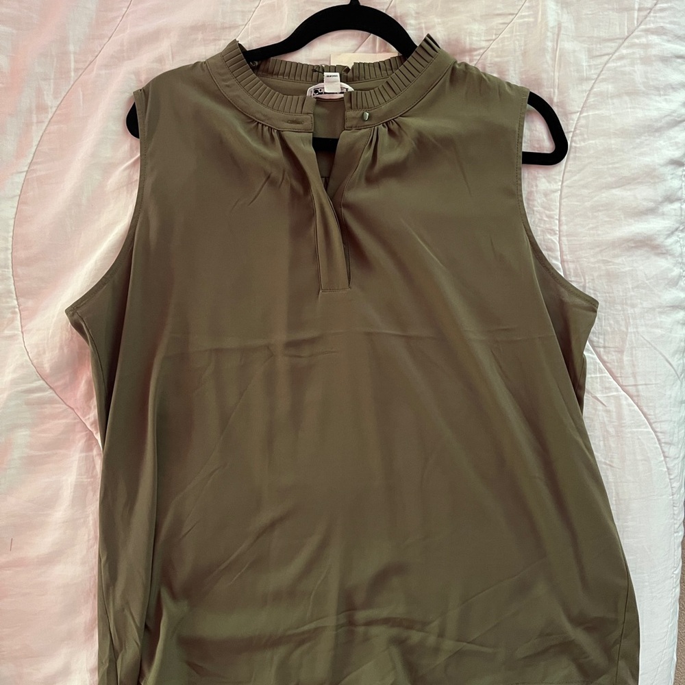 Calvin Klein Khaki Top